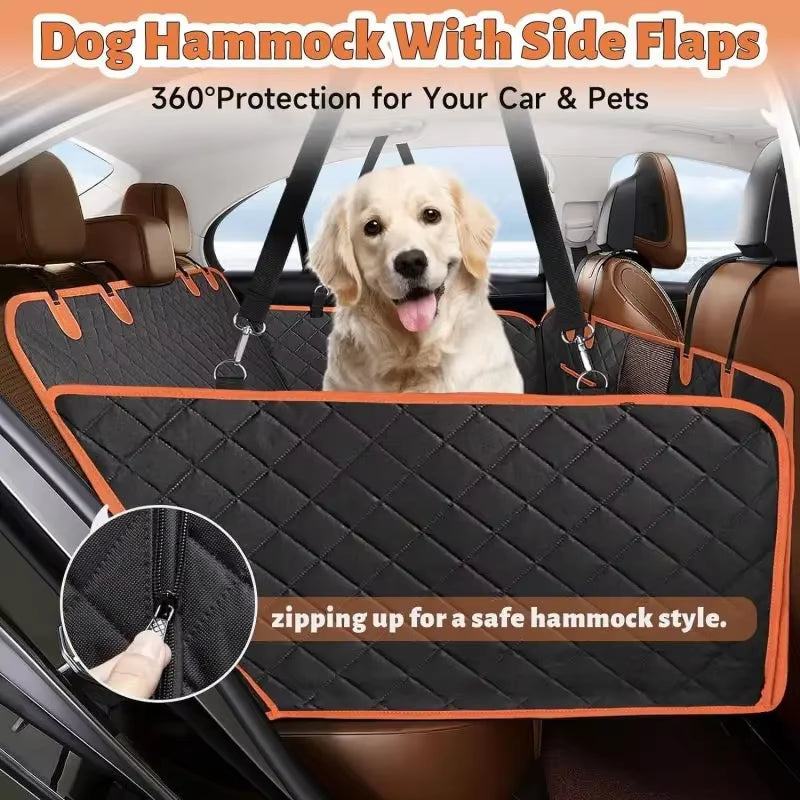 Hard Bottom Dog Car Seat Cover Car Back Seat Extender Dogs Fit for All Cars Dog Car Waterproof Seat Cover for Back Seat