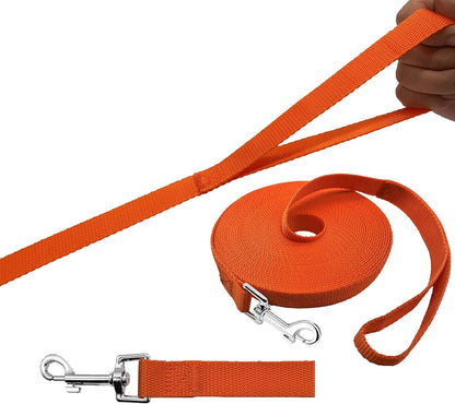 15Ft 20Ft 30Ft 40Ft 50Ft Long Dog/Puppy Lead Obedience Recall Training Dog Leashes for Small Medium Dogs Camping, Training, Play, or Backyard